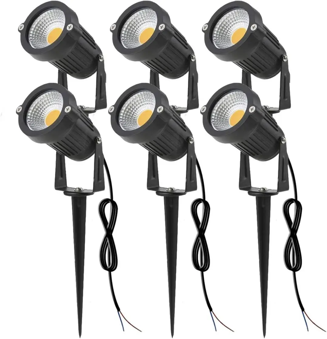 

Ландшафтные фонари с одной метрой, светодиодные 3 Вт, 6 Вт, уличные фонари, 12 В постоянного тока, 24 В, водонепроницаемые прожекторы для двора, газона, сада, упаковка 6-10 шт.