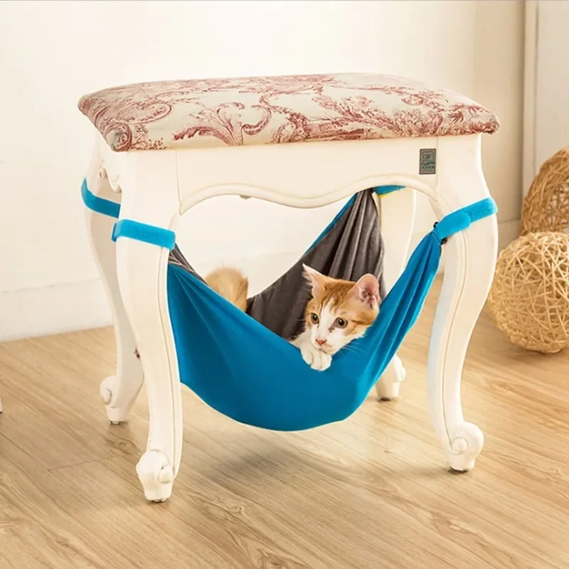 

Cat Hanging Beds Pet Hammock for Cats Bed Mat Comfortable Soft with Blanket Hanging Bed Cages for Chair Kitten Pets Swing Puppy