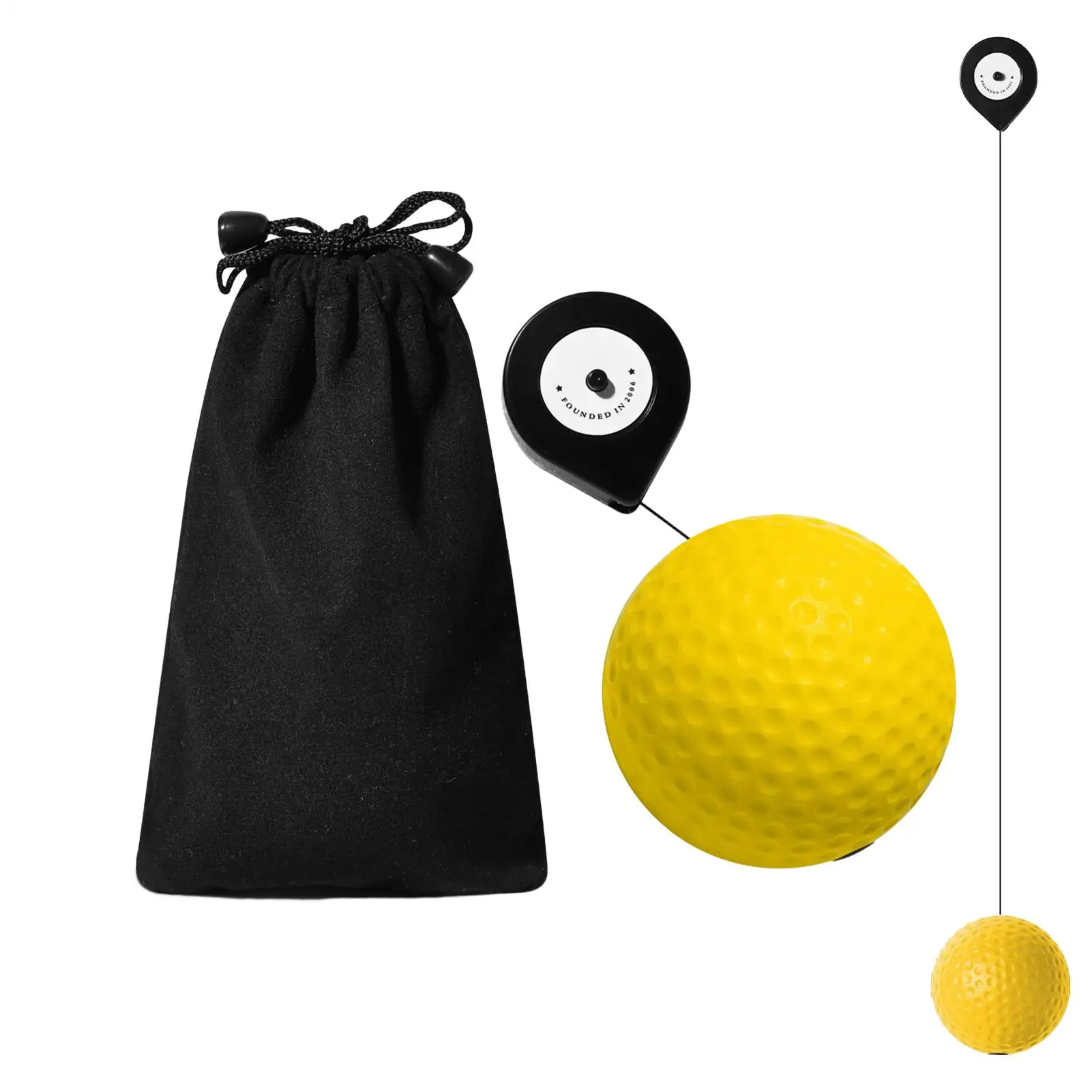 Golf Training Aid Ball Stability Consistency Practice Equipment Golf Connection Ball For Backyard Driving Range Practice Area