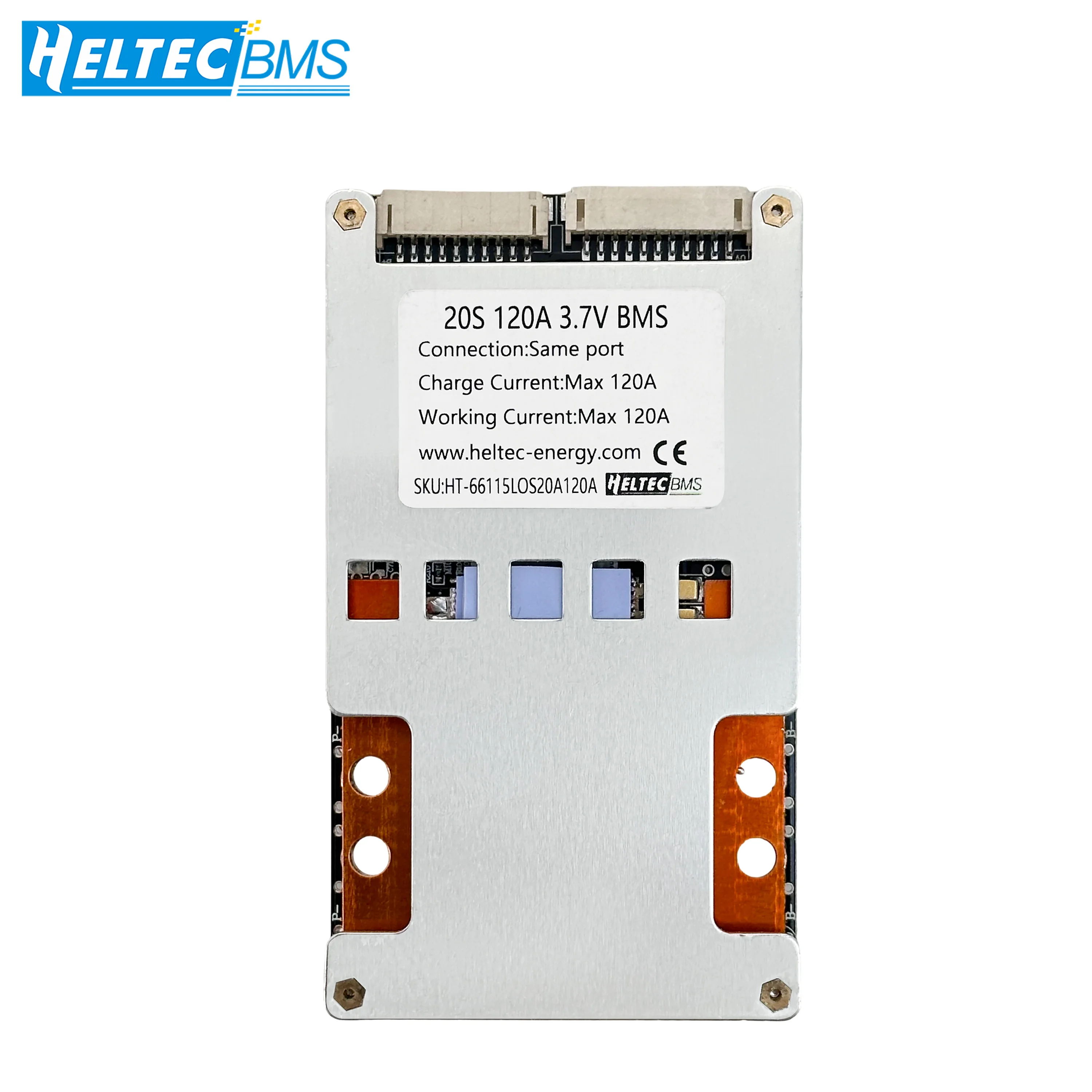 Heltecbms 20S BMS 60V 72v 30A 50a 80a 120A Same Port Li-ion LiFePO4 Battery Protection Board with Balance for E-bike Scooter DIY image 2