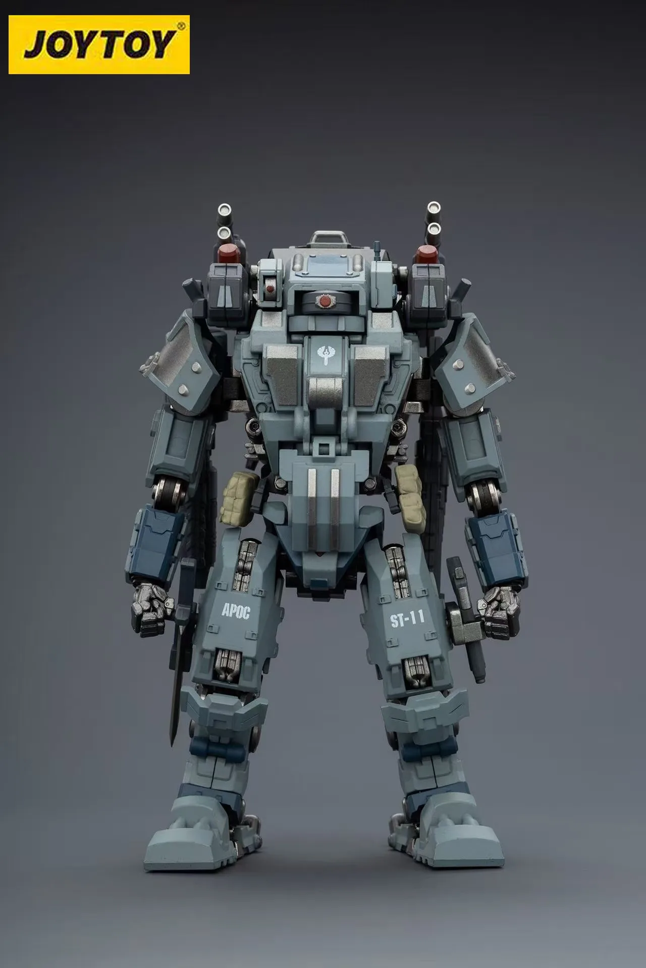 

Фигурка JOYTOY 1/25, серия APOC, Bedrock Sentence Heavy Fire Assault Mech, игрушки JT03066