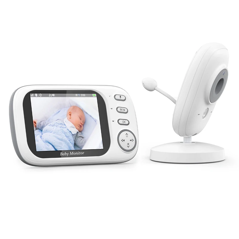 New 3.5 inch Wireless Baby Nanny Security Camera Video Baby Monitor Night Vision Temperature Monitoring 2 Way Audio Talk