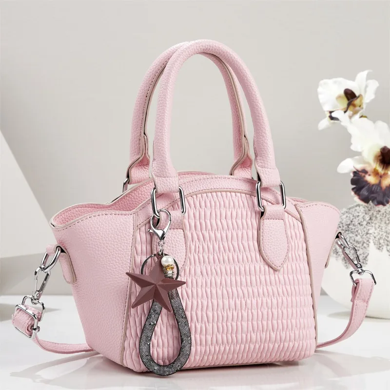 2026 New Women's Crossbody Bag Fashion High Quality Commuter Handbag Solid Color Versatile Multi Functional Mobile Storage Bag