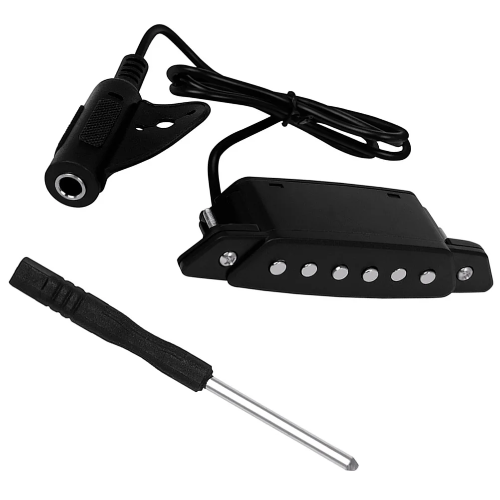 

Acoustic Guitar Soundhole Pickup Professional Easy Install Durable Transducer for Guitar Bass Ukulele Banjo Practical Music