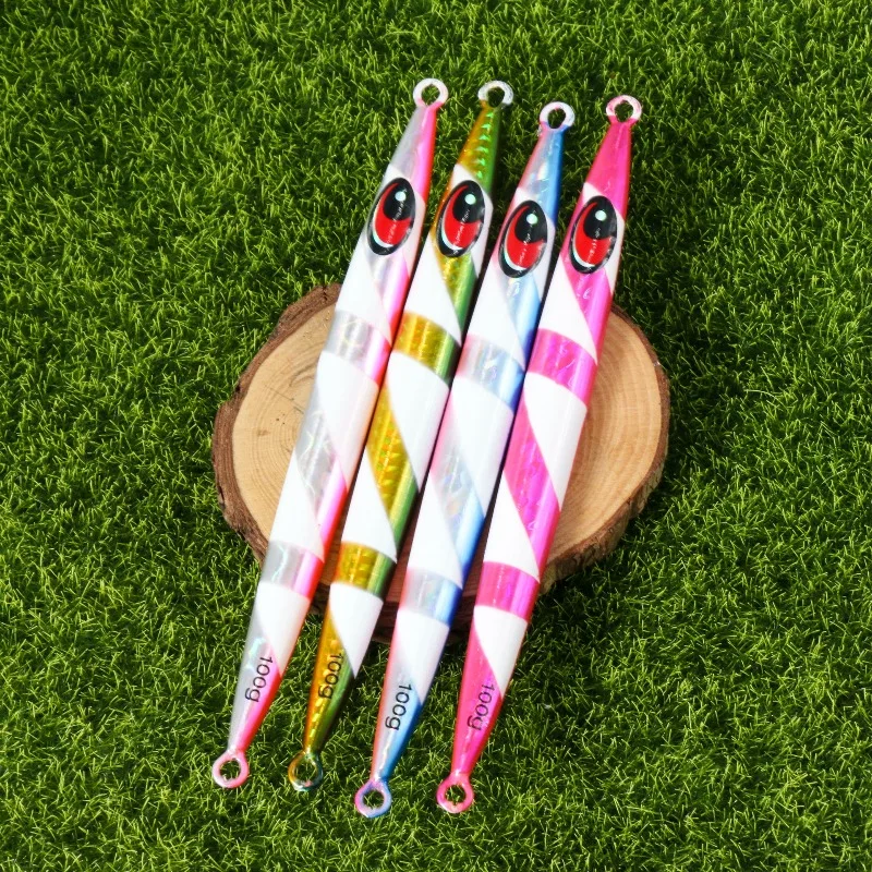 

Metal Jig Spoon 100g 150g Artificial Jigging Bait Glow Fishing Lures Bass & Trout Sea Large Vertical Metal Jigs Fishing Tackle