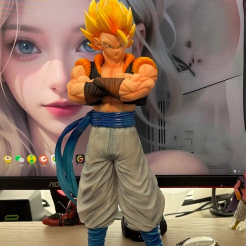 Dragon Ball Gk Actionfiguren Modell Vegito Gogeta Dual Kings Statue Dekoration PVC-Material Exquisite Desktop-Dekoration Geschenk
