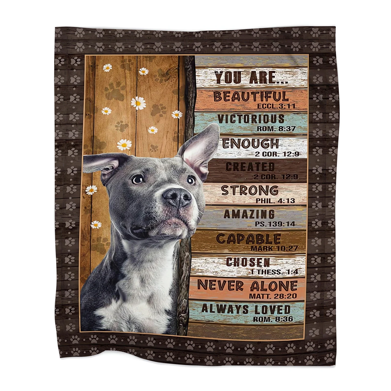 KACISSTY Pitbull Flannel Blankets Voice From Bulldog Paws 3D Printed Blankets Thin Quilts Birthday Gifts Dropshipping