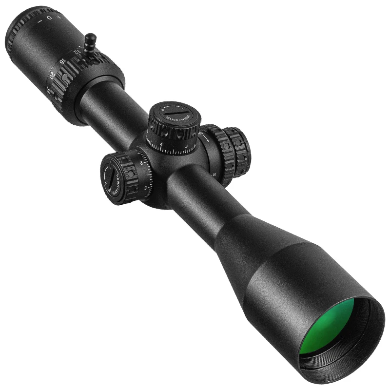 FIRE WOLF 4-24x50 FFP First Focal Plane Sights Tactical Riflescope With Illumination For Long Range Shooting Hunting Fit .338