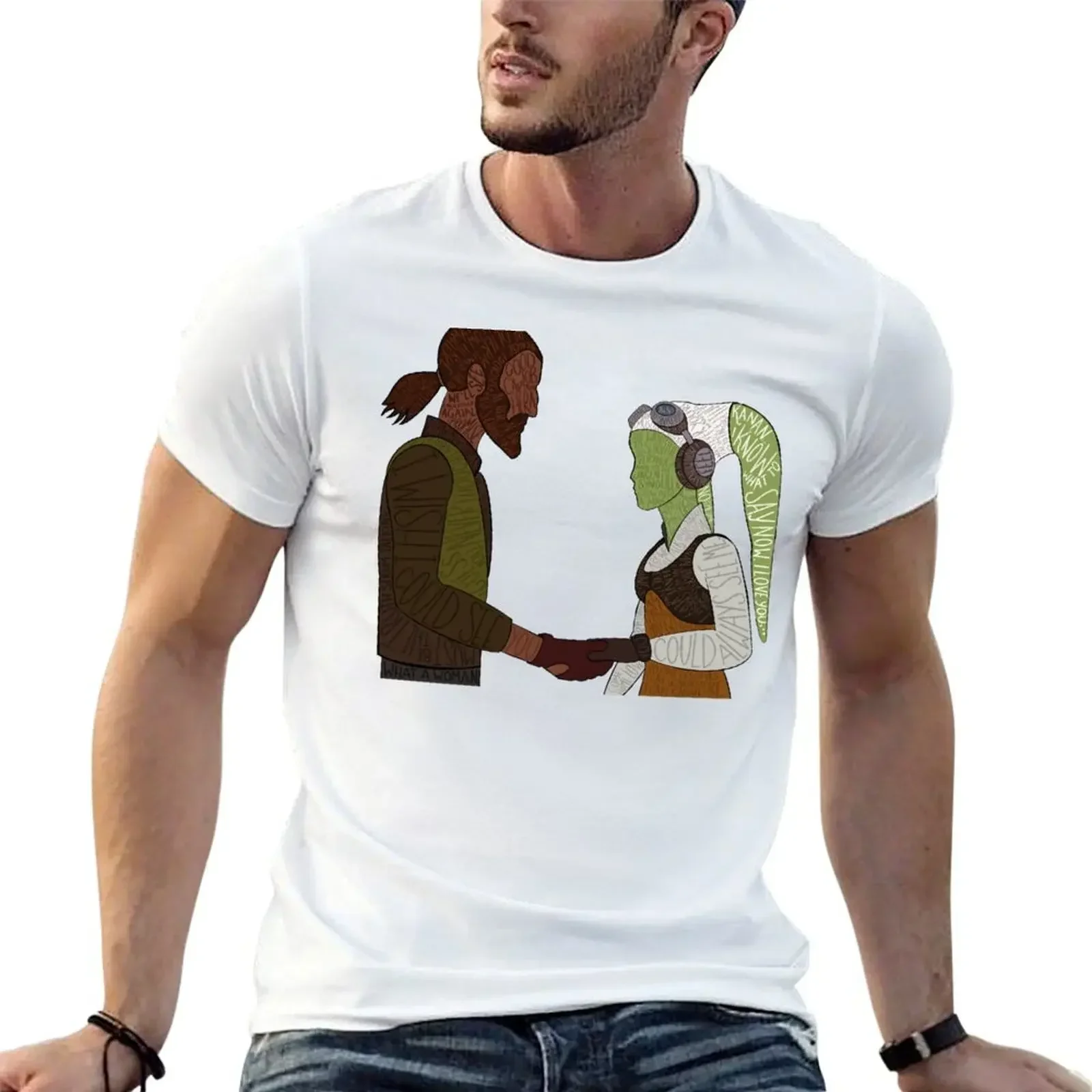 Kanan and Hera T-Shirt customizeds oversized t shirt shirts graphic tees tshirts for men