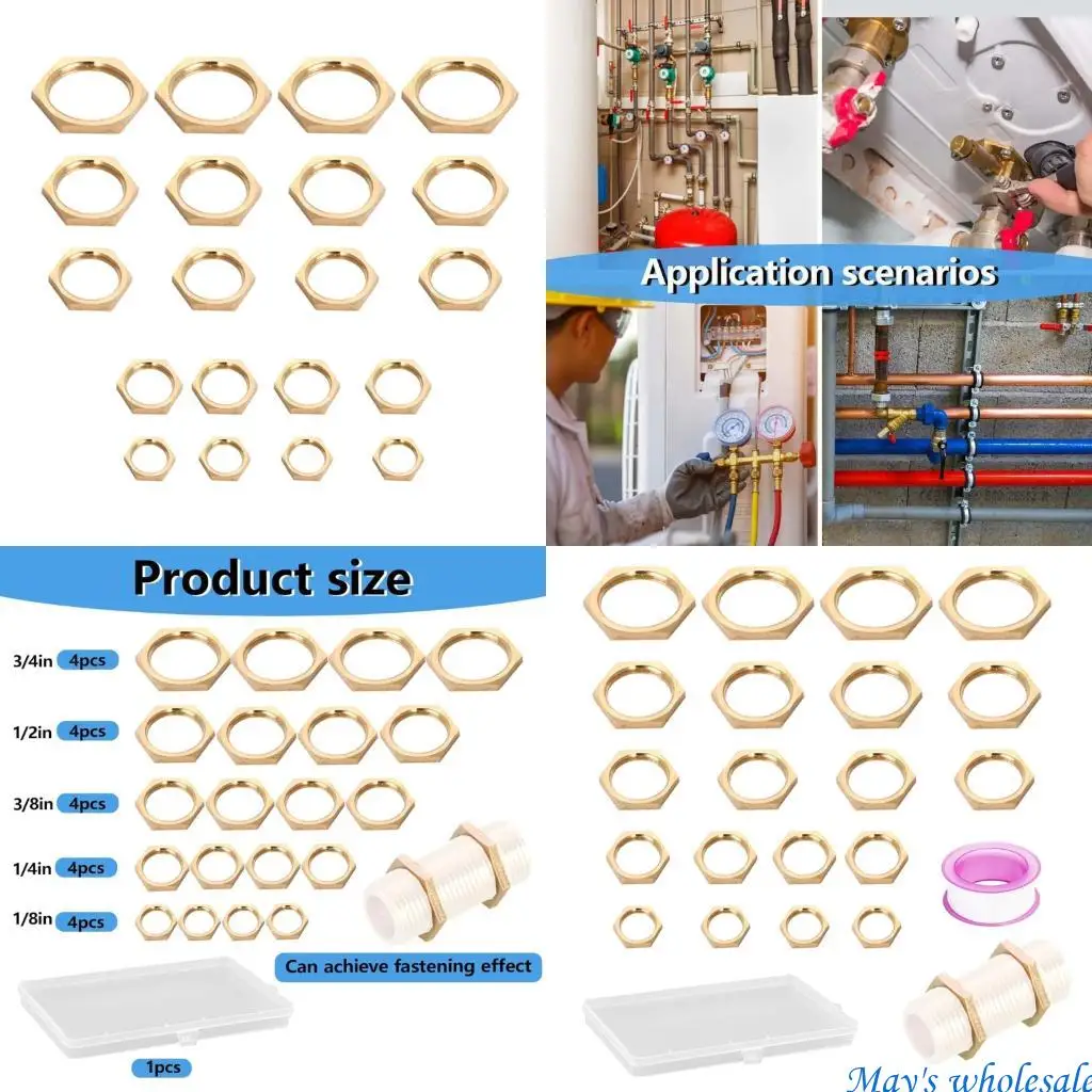

Объем 20 латунных фиксирующих гайков для шлангов для стиральных машин и наружных систем воды 448a