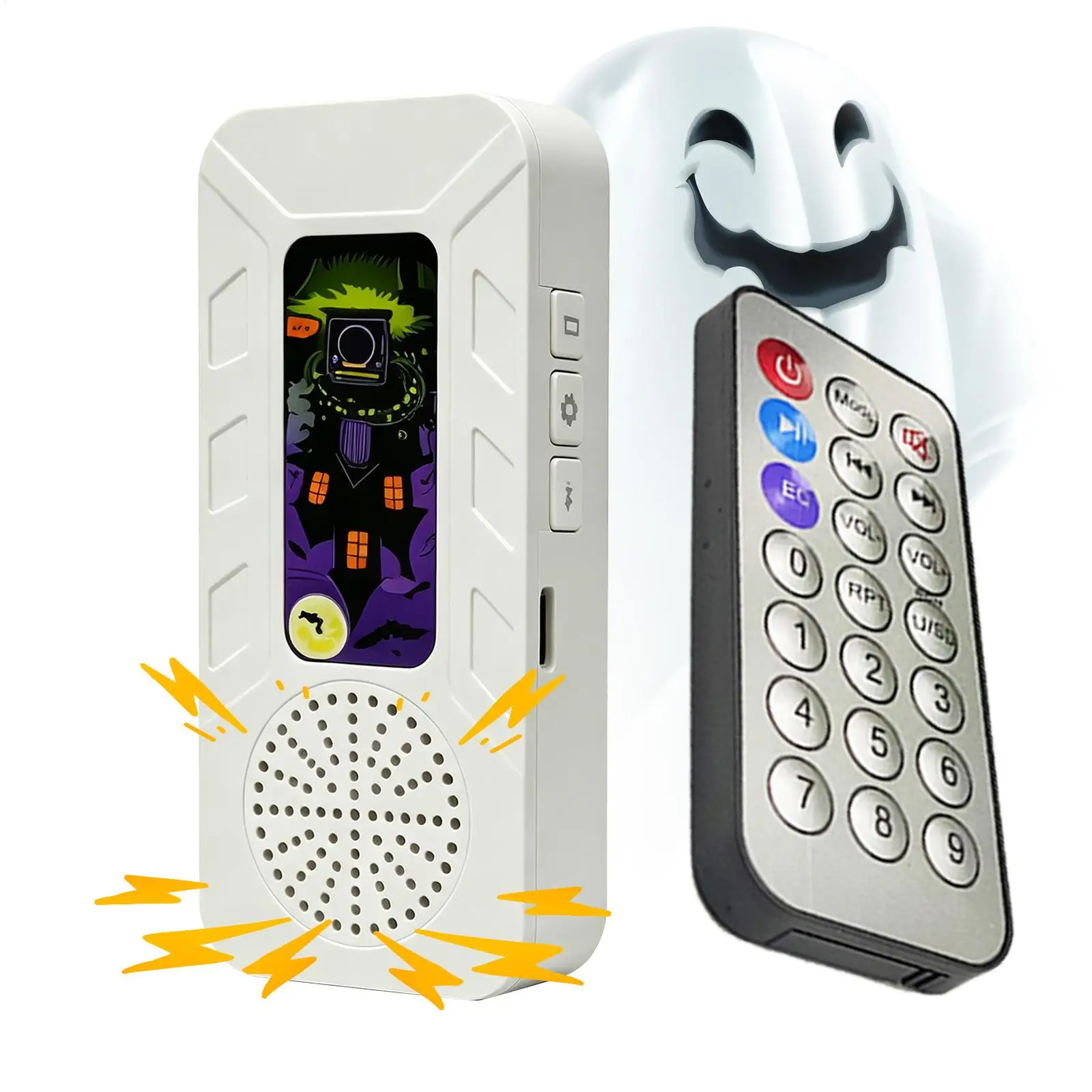 Spooky Sound Effect Toy Featuring 30 Different Sound Effects Funny Party Prank Noise Making Toy Scary Sound Effects Machine