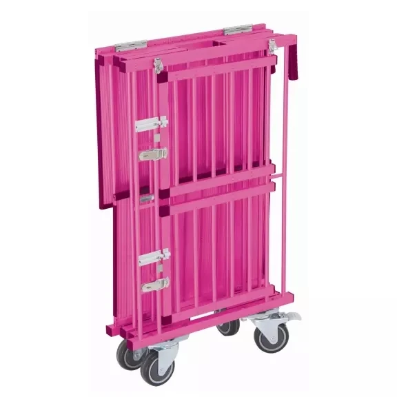 Aeolus Pet  Two Berth Double Decker Dog Show Trolley Better Aluminum Dog Trolley Light-Weight & Heavy