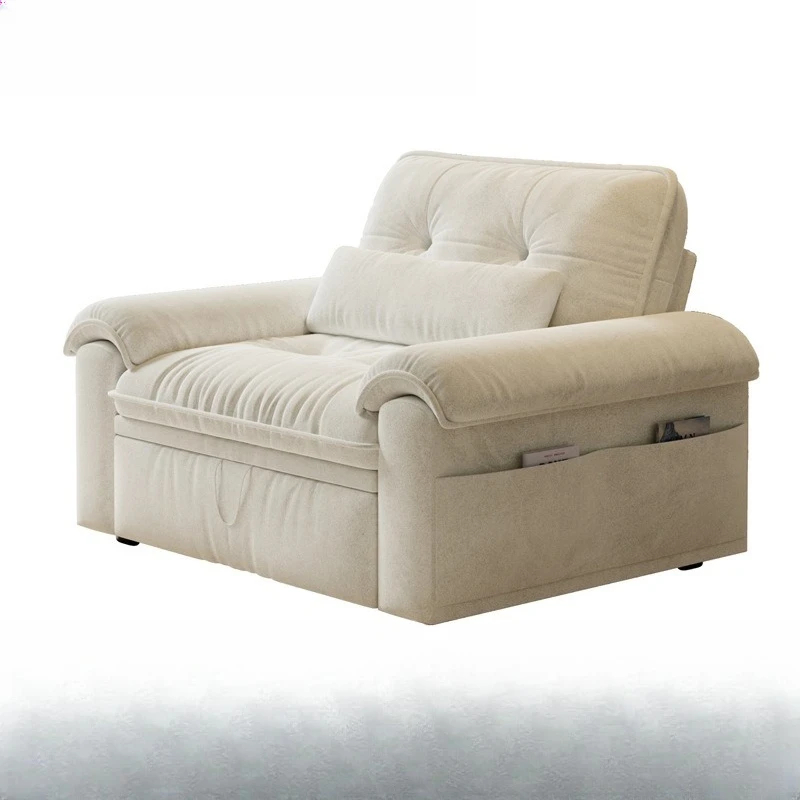 Folding multi-purpose disassembly and washing living room foldable new integrated double small apartment sofa