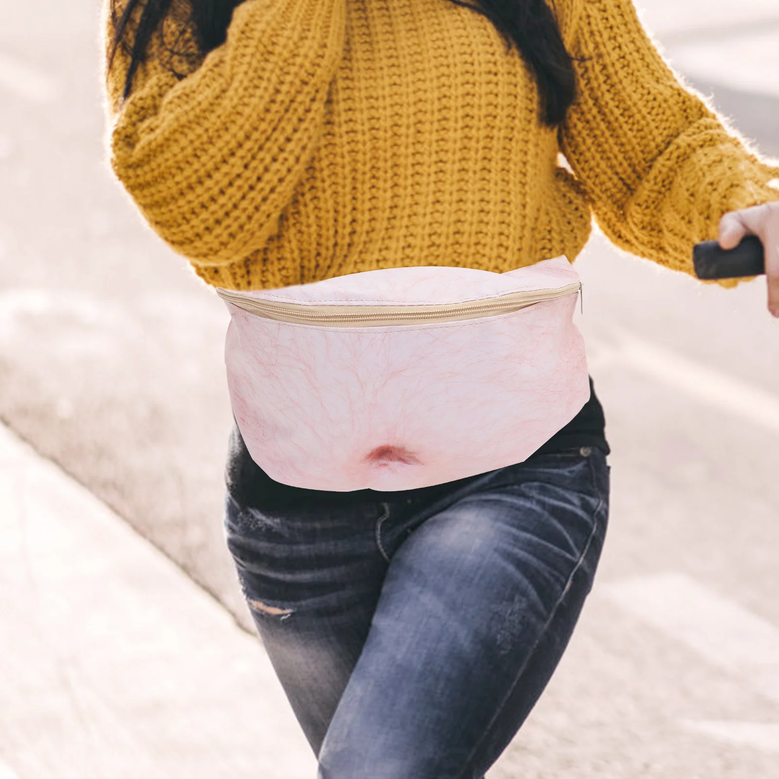 

Противоугонная поясная сумка с 3D рисунком пива, регулируемый ремень для женщин и мужчин, поясная сумка для прогулок, прочный пояс из искусственной кожи с большим отделением