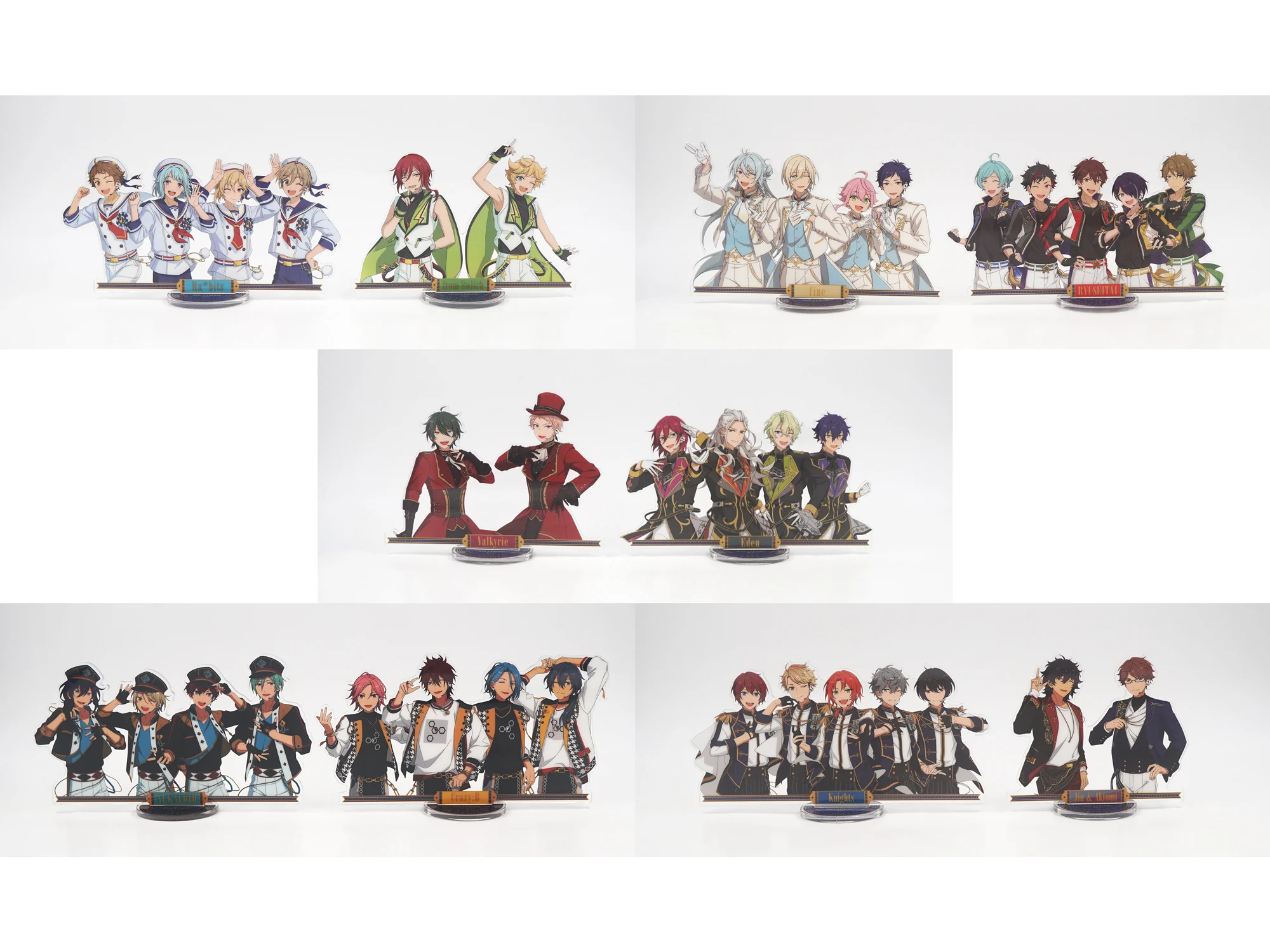 Ensemble Stars Anime Game Starry Stage 4th Star\'s Parade Eden Valkyrie Alkaloid Crazy:B Rabits Knights Fine Acrylic Stand