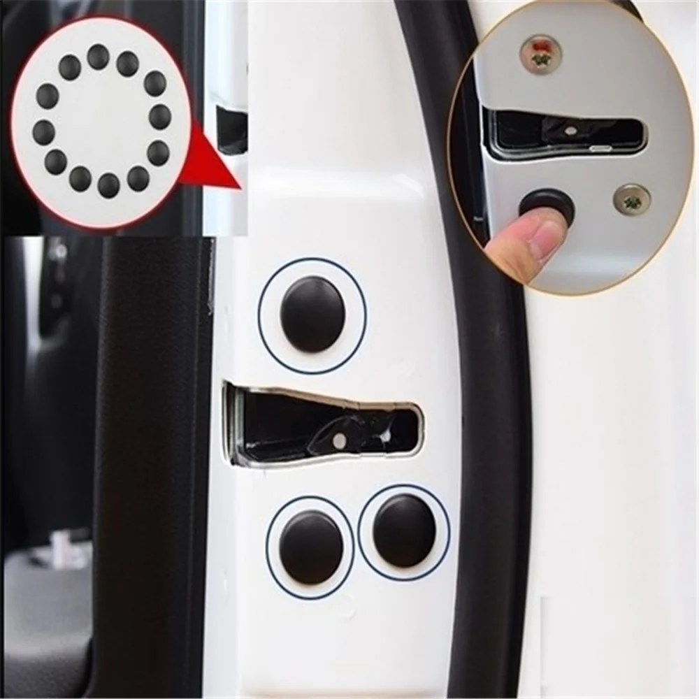 Car Door Lock Screw Protector Sticker for Ford Focus 2 3 Fiesta Mondeo Kuga Citroen C4 C5 Skoda Octavia 2 A7 A5