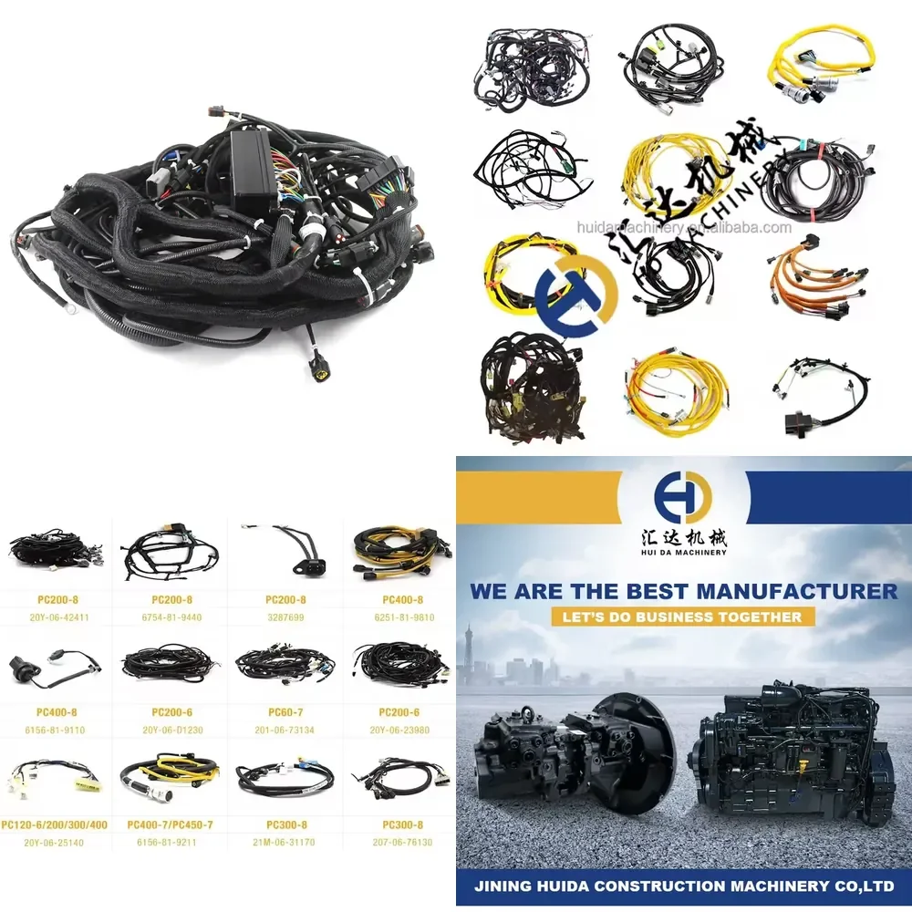 

Huida 20Y-06-41121 Harness for PC130-8 PC200-8 PC220-8 PC270-8 PC300-8 PC350-8 PC400-8 PC450-8 Excavator Parts
