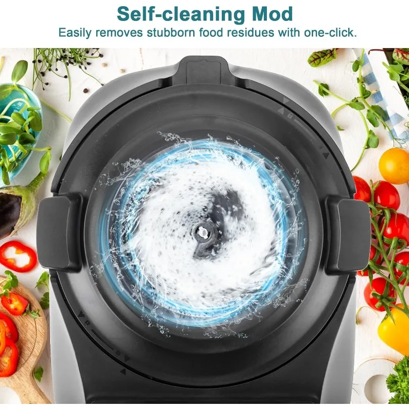 محضر طعام ذكي، روبوت طهي متعدد الوظائف، سعة 4 لتر، مقياس متكامل، ماكينة طهي لاسلكية يتم التحكم فيها