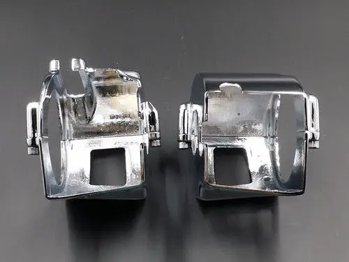 CHROME BILLET SWITCH HOUSING COVERS for Kawasaki Vulcan 2000 900 VN VN900 VN2000