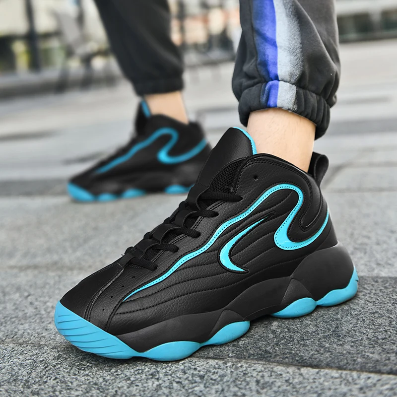 Chaussures de course à absorption des chocs pour hommes et adolescents, chaussures de basket-ball, grande taille, sports, extra large, 47, 46, 45, 48