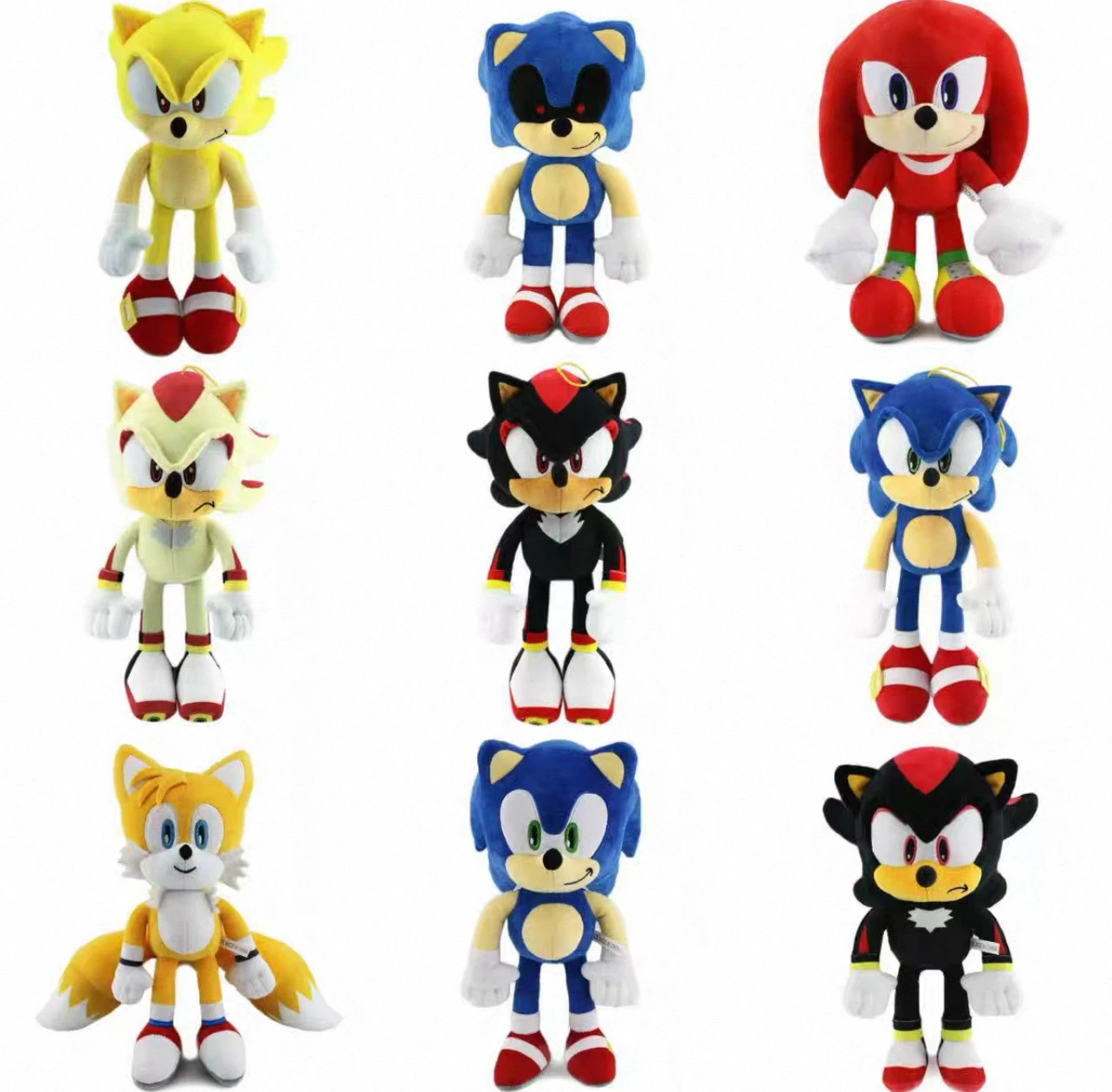 جديد سوبر سونيك الكرتون ألعاب من نسيج مخملي الظل ايمي المفصل الذيل ألعاب من نسيج مخملي القنفذ أنيمي لينة مبطن دمية الاطفال متعة مروحة الهدايا