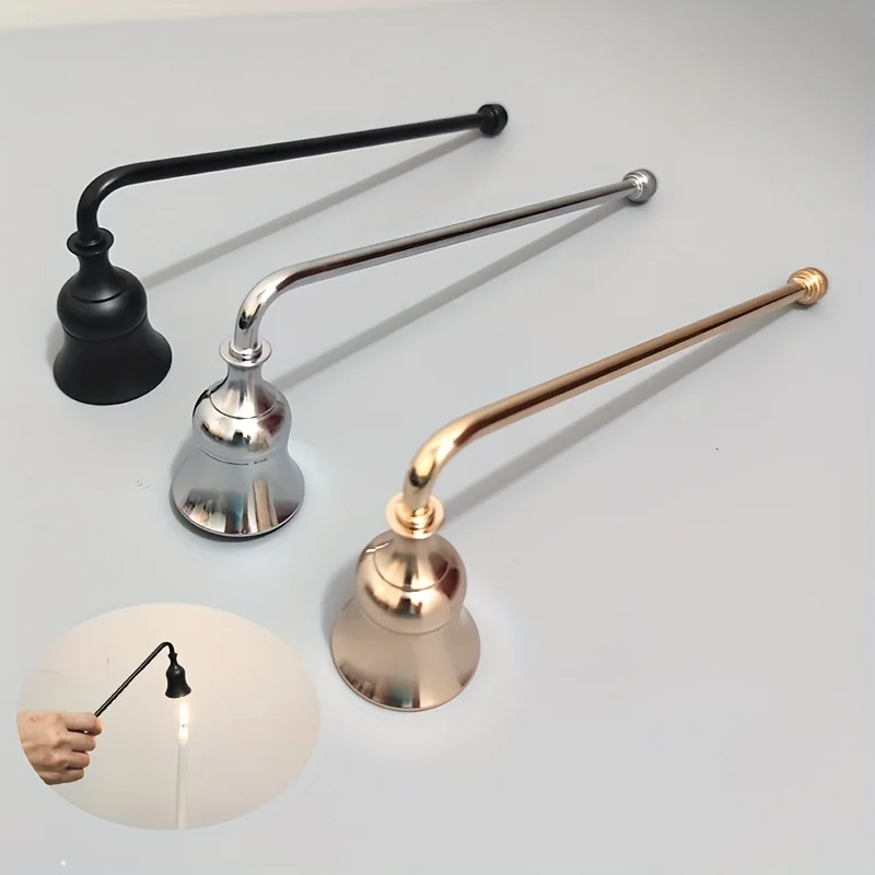 Extintor de velas, herramienta de aromaterapia, accesorios de velas de metal multicolor, regalo del día de San Valentín