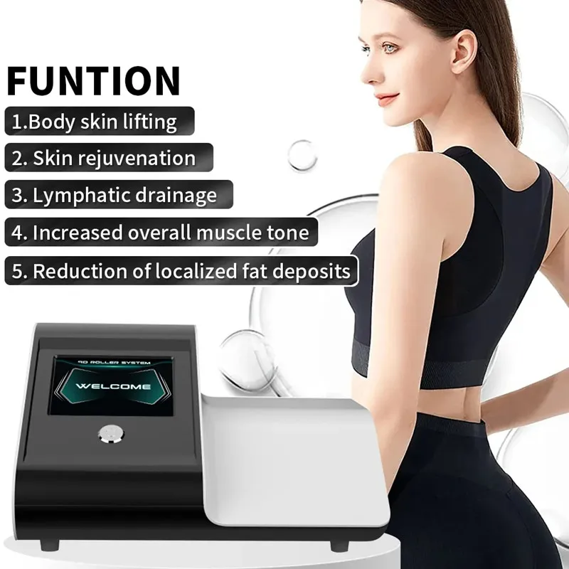 2023 New Professional 360 Degree Rolling Cellulite Massager 5D Vacuum Roller Slimming Machine for Lymphatic Drainag