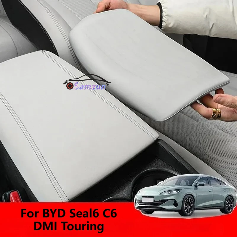 For BYD Seal 6 C6 DMI Touring 2025 2026 Car Styling Interior Armrest Anti-dirty Pad Cover Modificated Interior Auto Accessories
