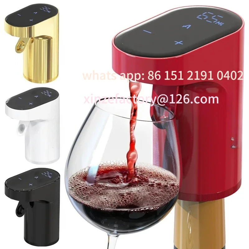 Customizable wine dispenser Touch screen Smart digital wine dispenser suitable for more than 100 kinds of bottled mouths