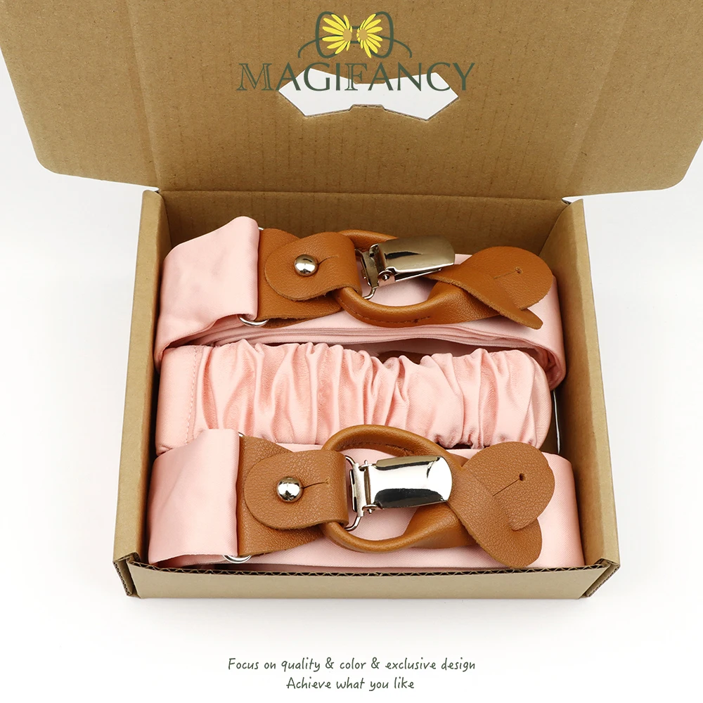 MAGIFANCY Neue Bunte Solide 3,5 cm Hosenträger Männer Polyester Salbei Lachs Rosa Lavendel Täglichen Spiel Hochzeit Klammer Zubehör Geschenk