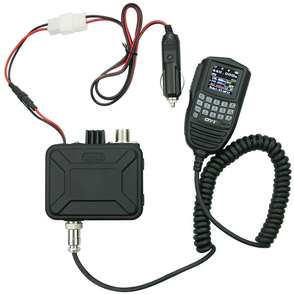 WP-12 Mini Mobile Radio FM Transceiver 25W 200 Channels VHF UHF Dual Band Car Radio Station Z