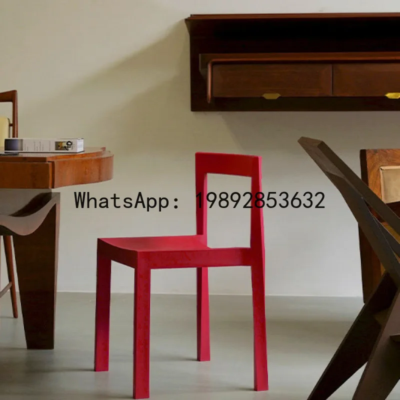 Minimalist dining chair backrest chair casual home coffee chair