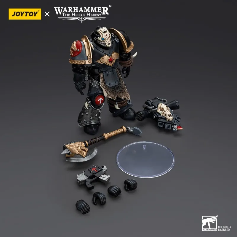 [Spot goods]1/18 JOYTOY Warhammer 40k Action Figure Space Wolves Leman Russ Primarch of The VIth Legion deathored Pack 4 Model