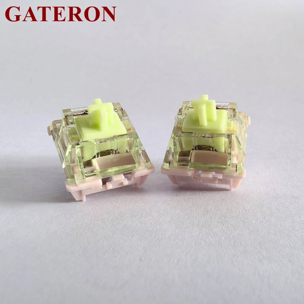 Interrupteur Harmonique GATERON 5 broches, structure à double rail, pré-lubrifié, 60g, SMD, personnalisable, hotswap pour clavier mécanique de jeu