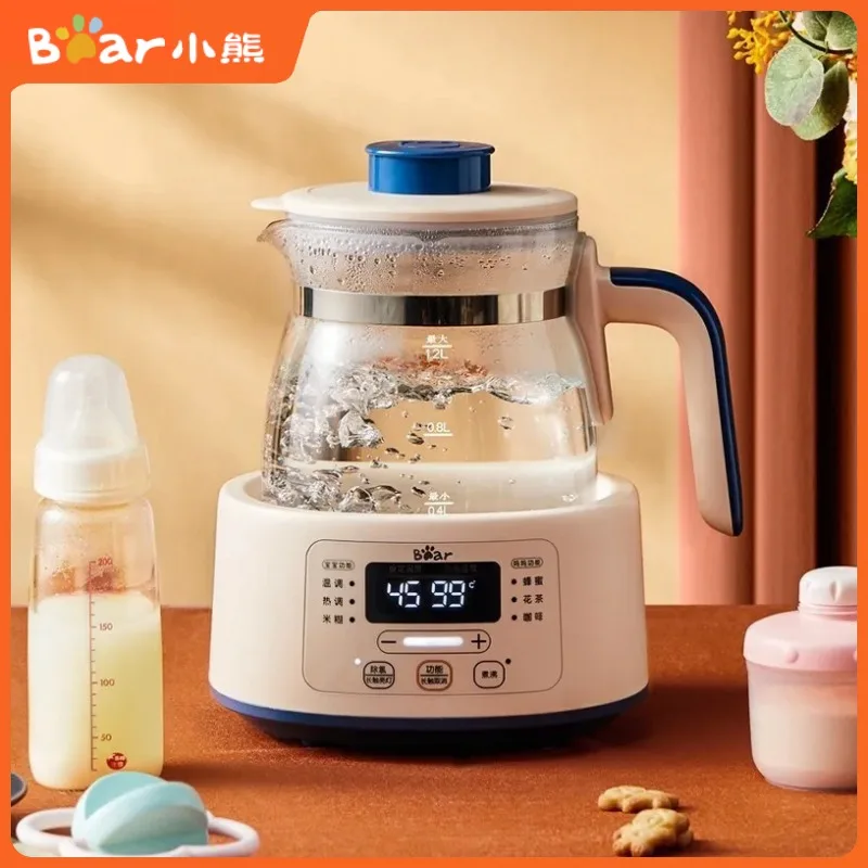 Bear Thermostatic Kettle Hot Water Kettle for Baby Milk Powder Intelligent Insulation Electric Kettle Household Warm Milk Pot