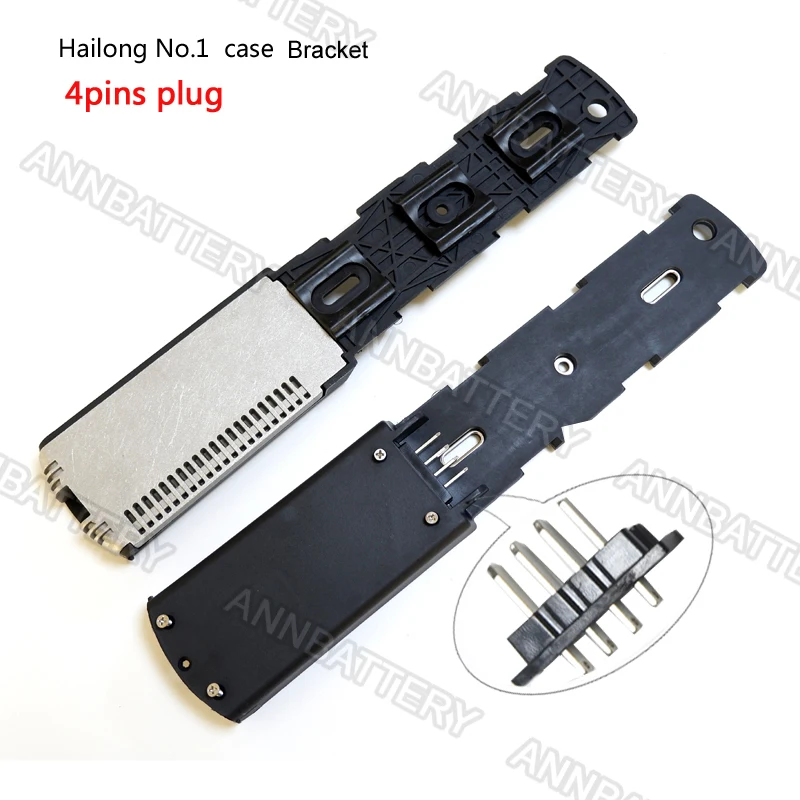 E-bike Parts Hailong Battery Case Controller Base For 36V/48V Hailong Case With 4 Pins or 5 Pins Plug