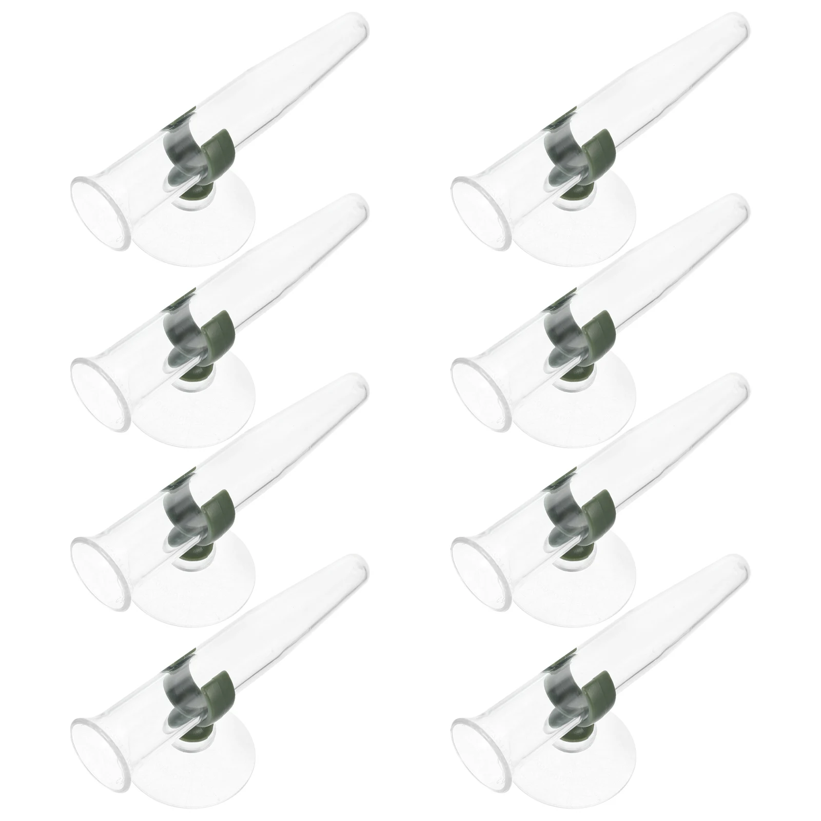 

8Pcs Fresh Flower Storage Tube with Plastic Stem and Silicone Cap Water Preserving Floral Supplies for Bouquet Making and Event