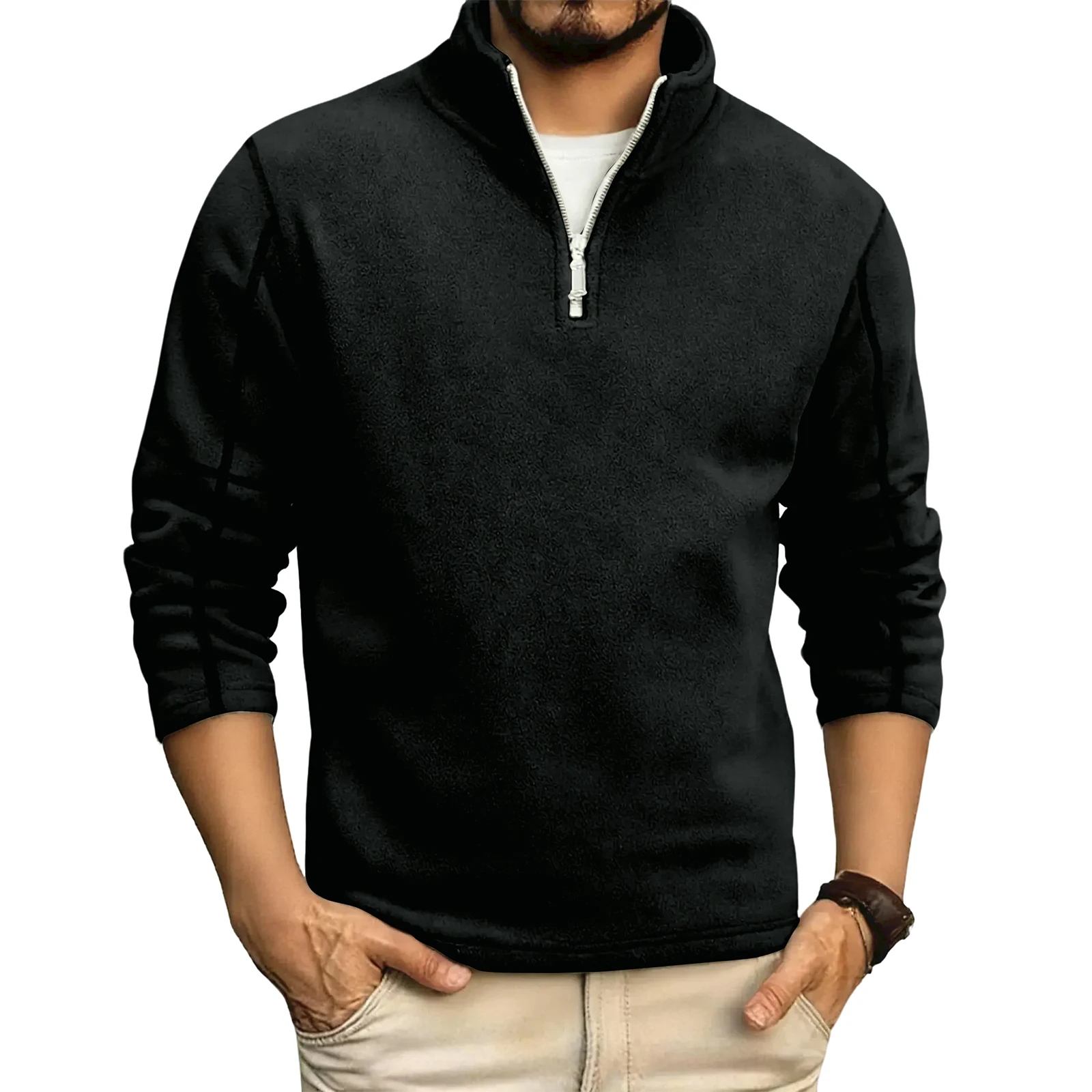 

Men'S Casual Fashion Solid Color Lapel Jacket Men'S Casual Fashion Solid Color Lapel Jacket Autumn Winter Men Jacket Chaquetas