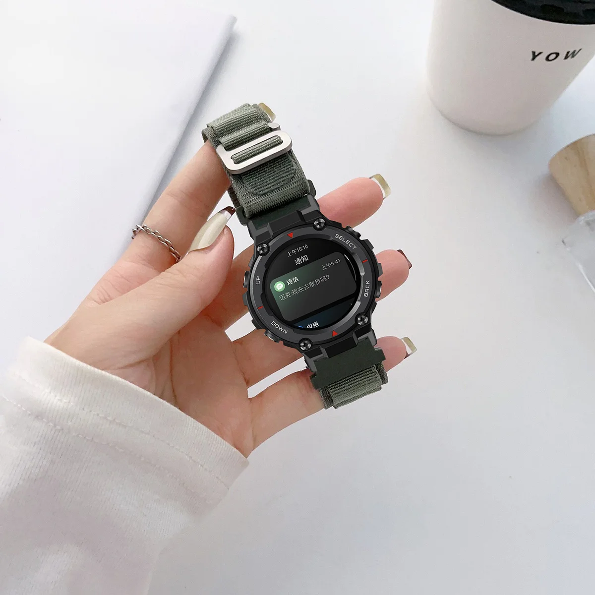 Trail Loop Nylon Strap for Huami Amazfit T-REX 3/2 Ultra Smart Watch Band Sports Bracelet for Xiaomi Amazfit T-Rex Pro 2 Correa