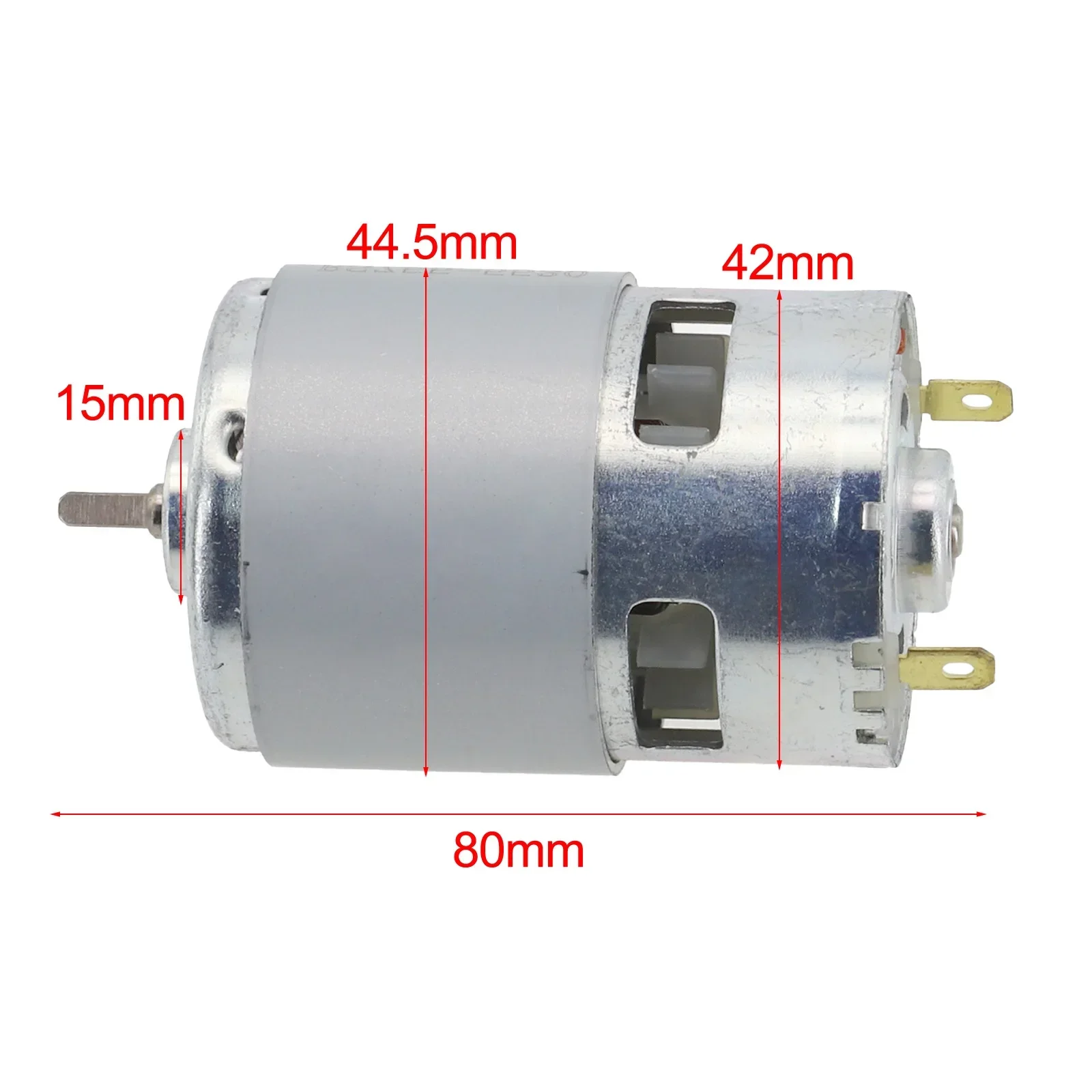 Petit moteur à arbre en forme de D pour lave-auto, tondeuse à gazon électrique au lithium, 755, 20V