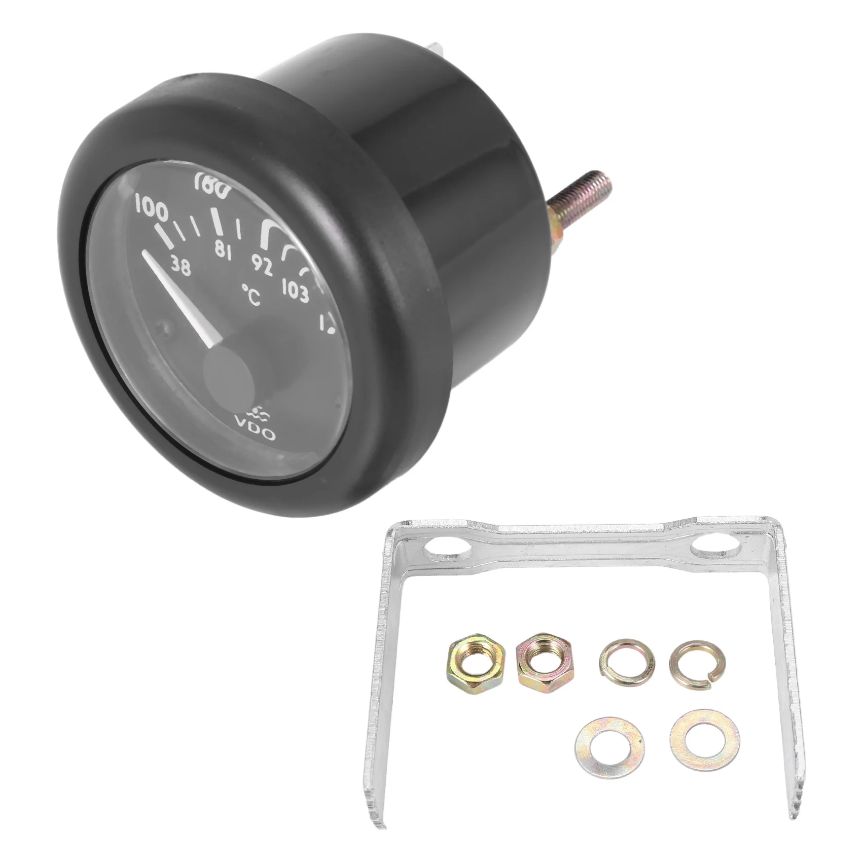 Efficientt-VDO Water Temperature Gauge Electromagnetic Water Temperature Gauge 38-120C/100-250F