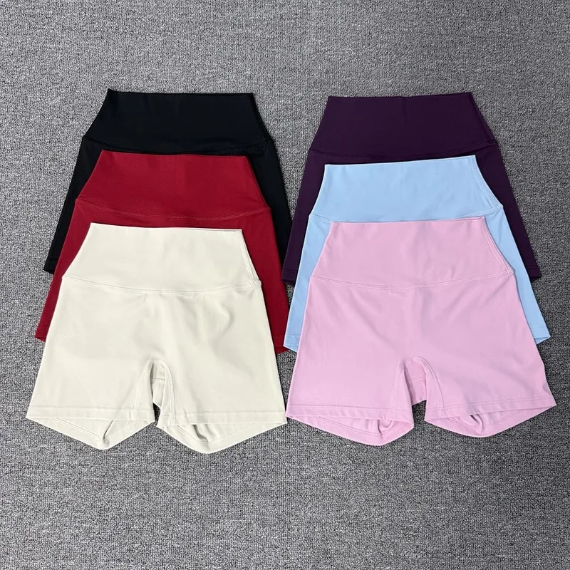 

Summer Hot Sale Yoga Shorts High Waist Breathable Quick Drying Yoga Short Pants Fitness Running Cycling Workout Gym Clothing