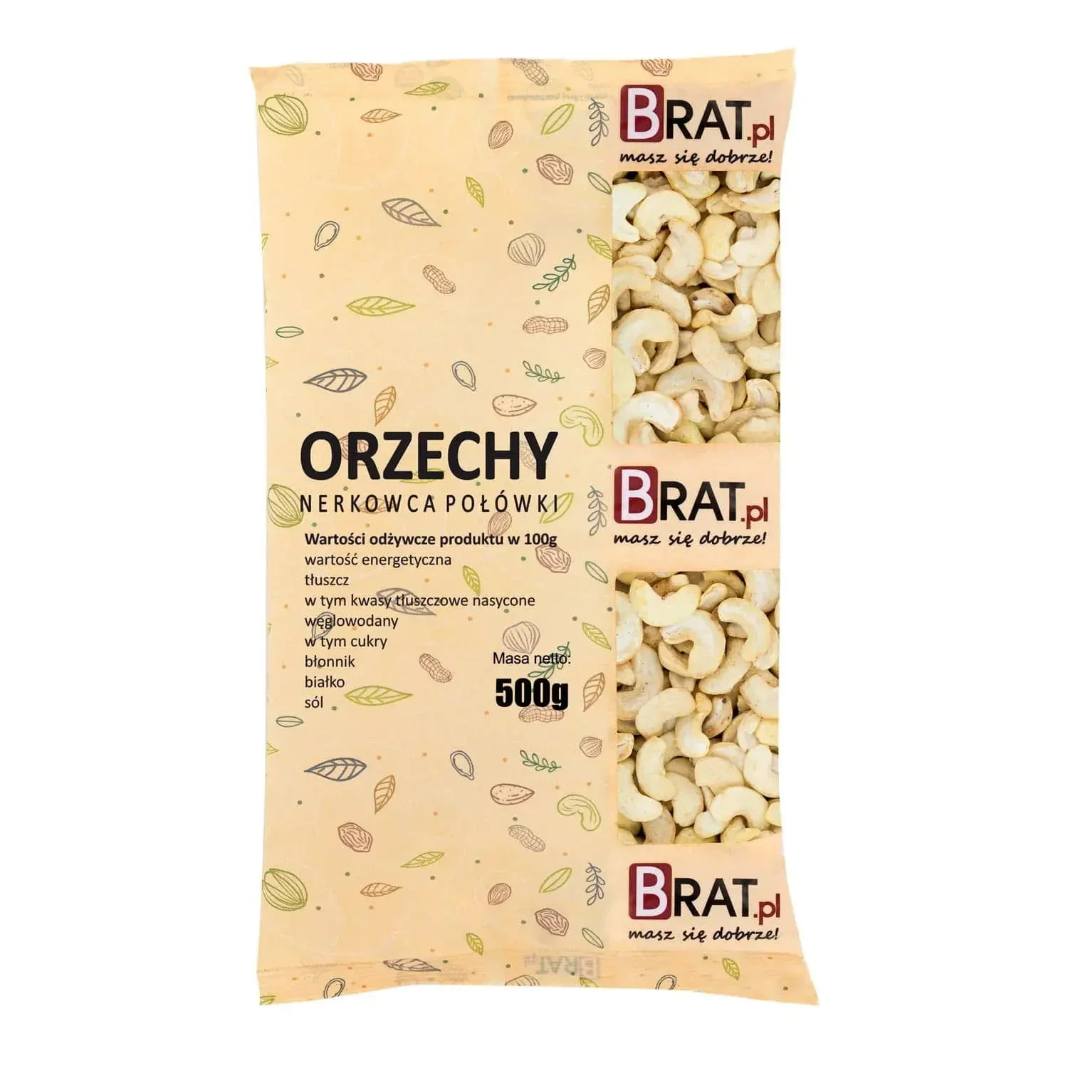 Orzechy nerkowca połówki 500g