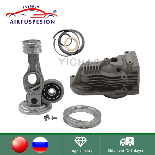 Sprężarka zawieszenia pneumatycznego / korbowód / pierścień tłokowy Mercedes Benz W164 W221 W251 W166 A1643201204 A2213201304