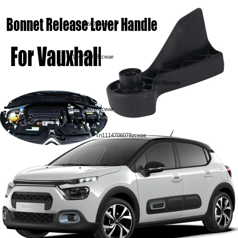 Car Bonnet Release Lever Handle For Vauxhall Corsa Mokka Peugeot 208 2008 For Citroen C3 C4 C4X Bonnet Release Lever Handle