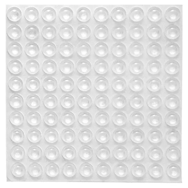 200x pies de goma transparentes almohadillas de parachoques adhesivas parachoques autoadhesivos amortiguación de sonido puerta gabinete almohadillas amortiguadoras, 8*2,5mm