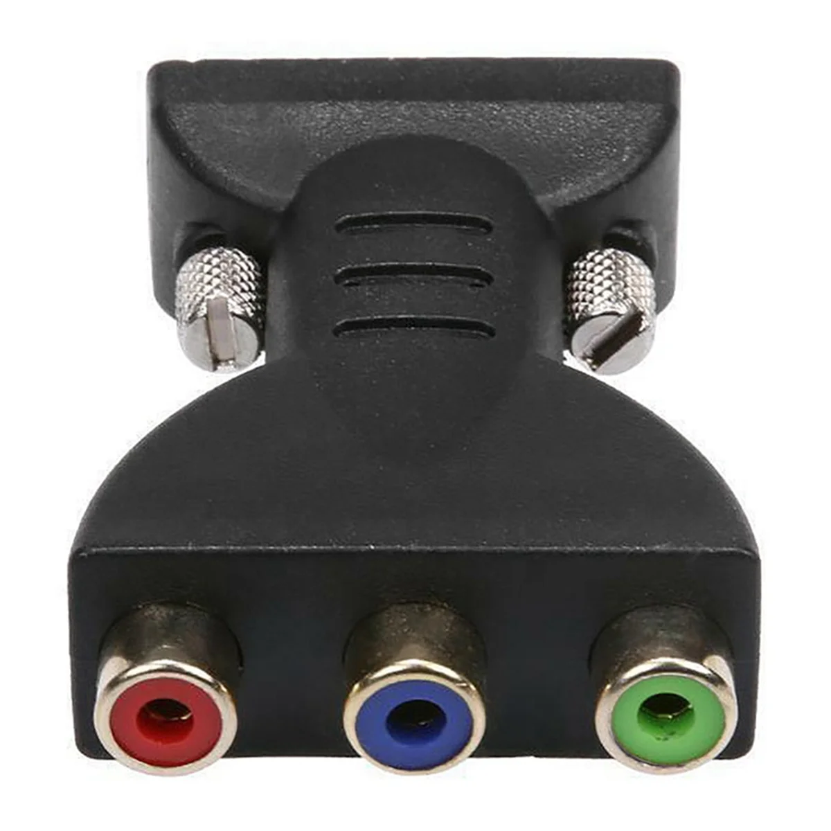 N88R 3 RCA RGB hembra a HD 15 pines estilo VGA componente adaptador de conector de vídeo Conventer
