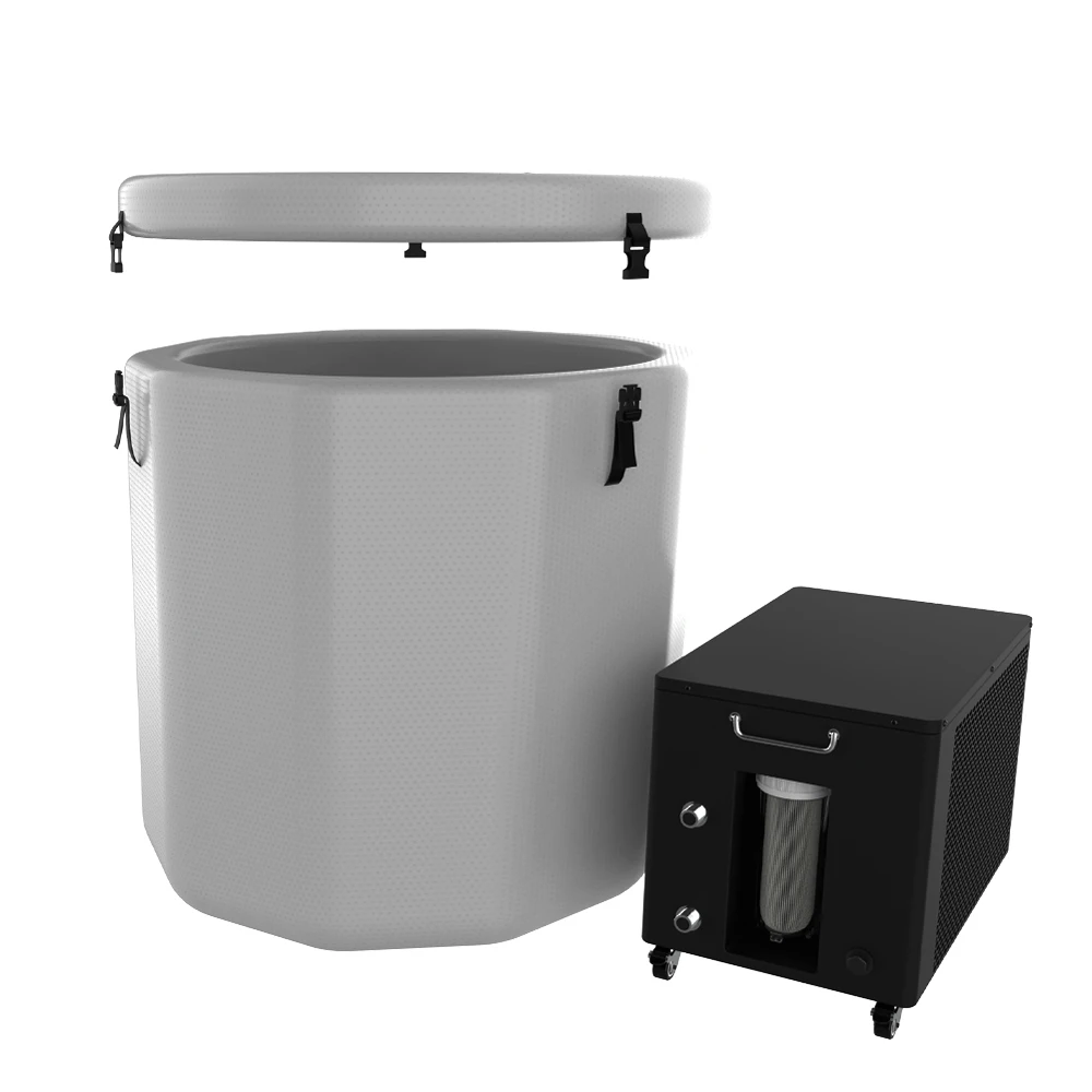 Real Ice Bath Tubs Portable Camping Threapy Bathtub Ice-Bath-Tub Cold Plunge Recovery Barrel Large Cold Plunge Barrel