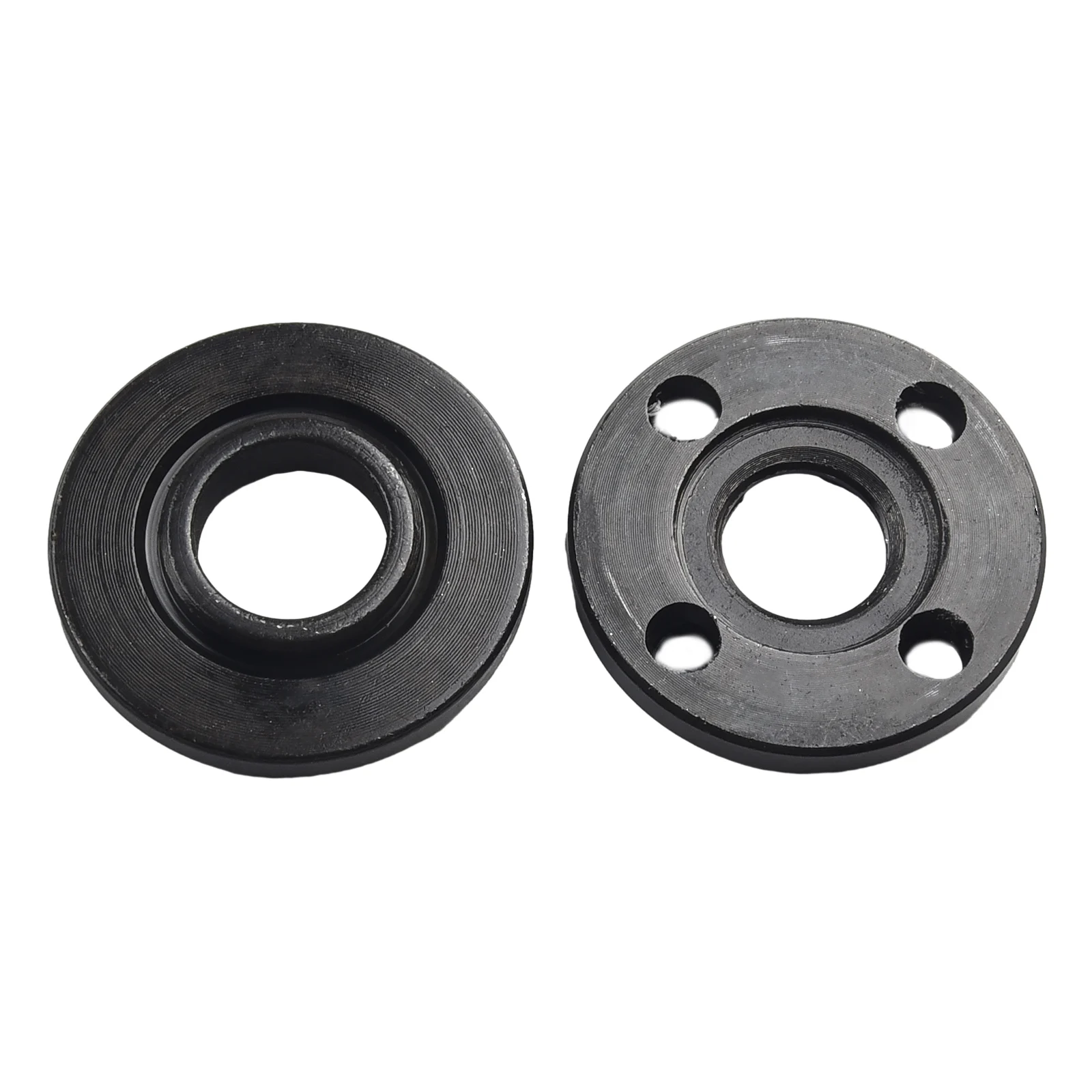 3pcs Angle Grinder Flange Lock Nut Inner Outer Pressure Plate Adapter 5/8-11 With Wrench For Angle Grinder 224399-1 193465-4