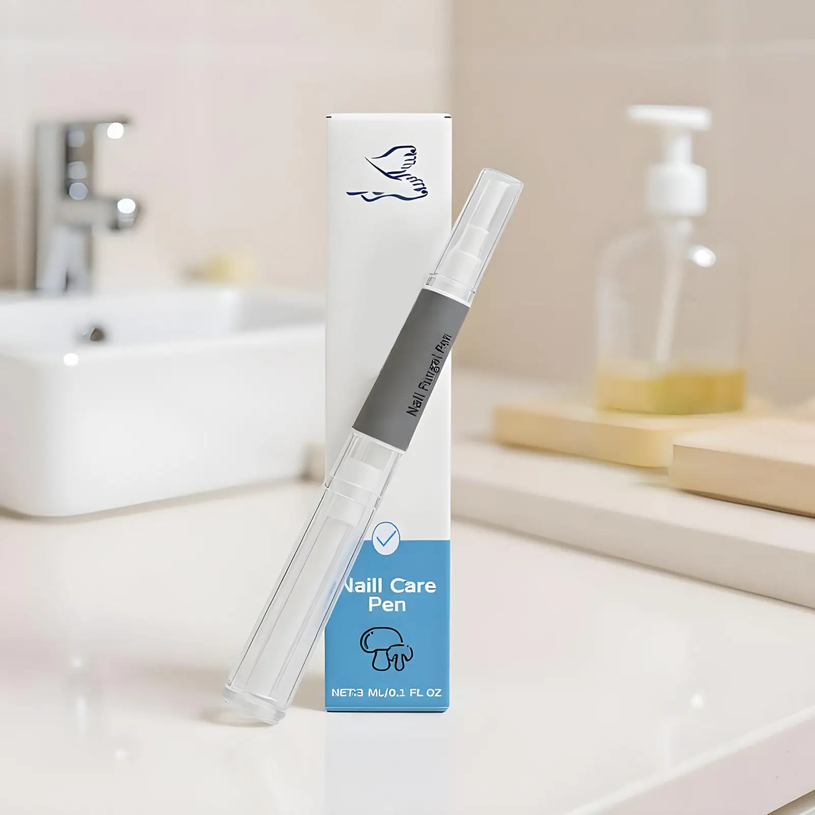 Stylo de soin des ongles, 4 pièces, huile d'arbre à thé pour les ongles, réparation des cuticules, traitements des ongles, Nutrition des ongles